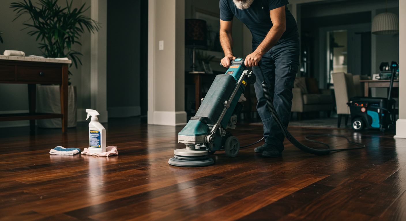 Wood Floor Cleaning & Polishing